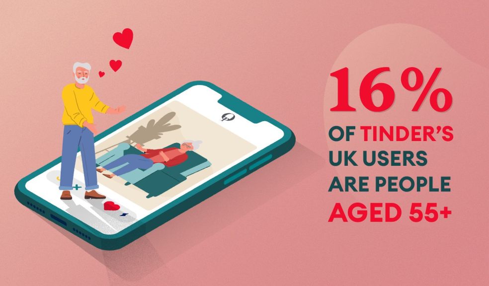 16% of Tinder users in the UK are aged 55+