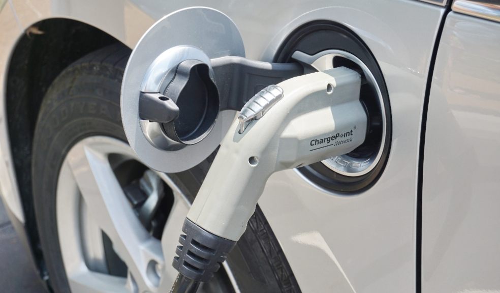 The number of electric car charging points for public use went up by 9%