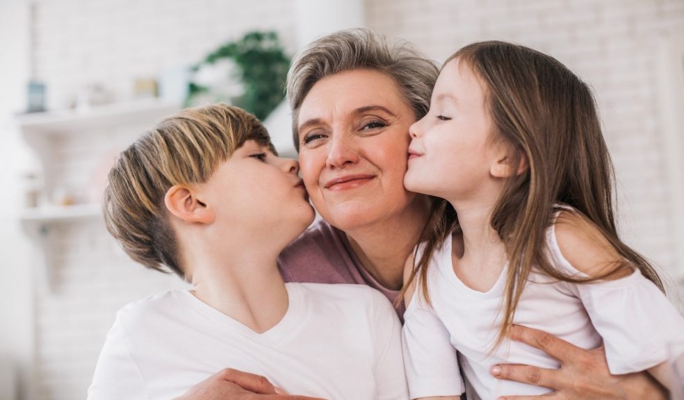 Grandmother with her family 