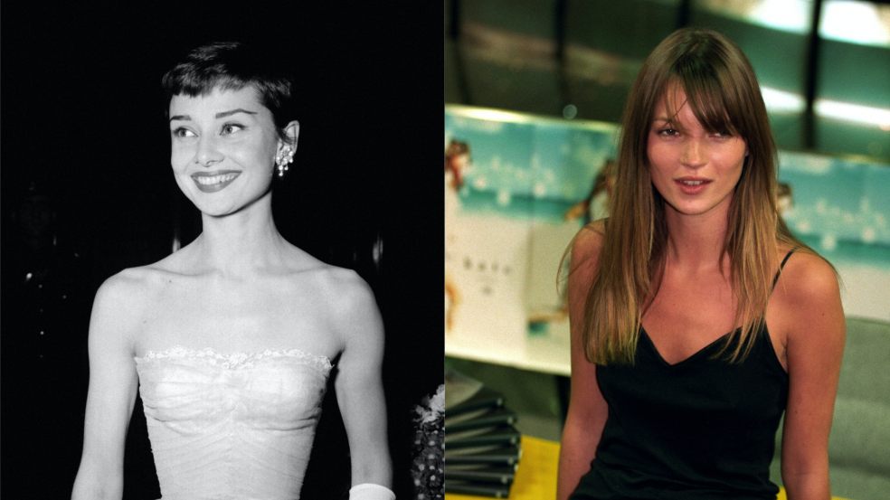 Kate Moss Audrey Hepburn celebrity and fashion