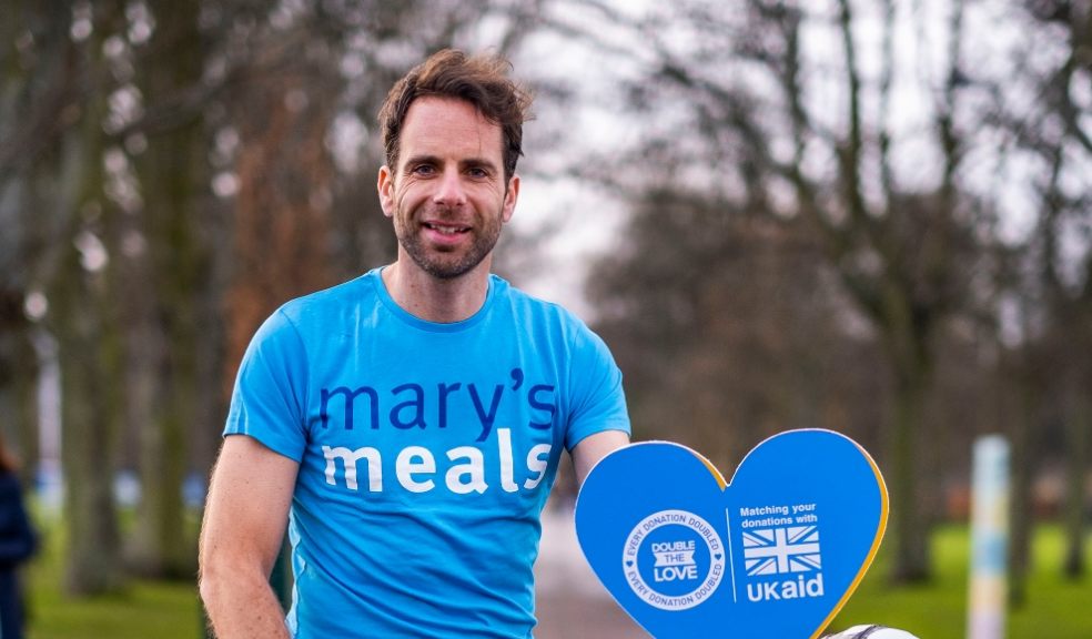 Mark is asking people to help raise money for Miles For Mary’s Meals