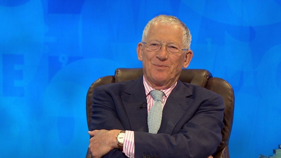 Nick Hewer presenting countdown