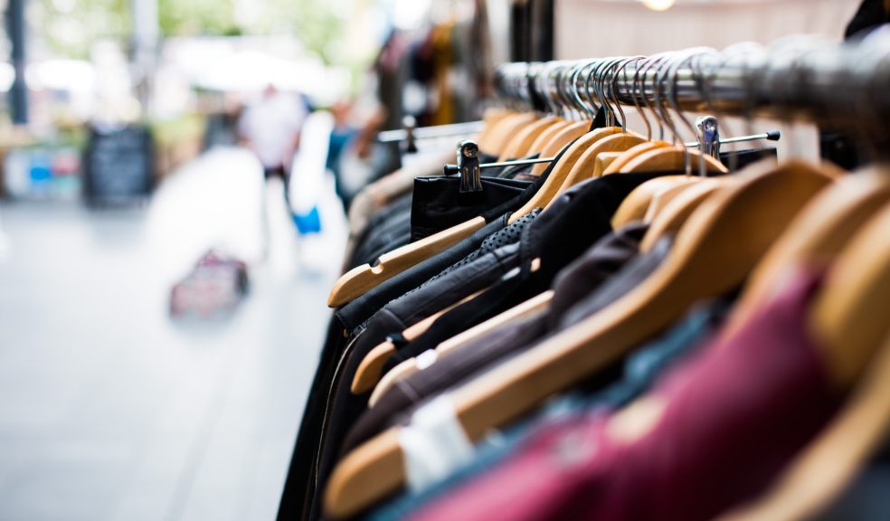 clothes hanging on a rail