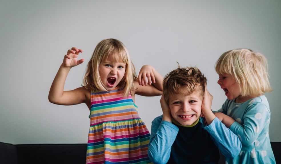 Family life, children arguing