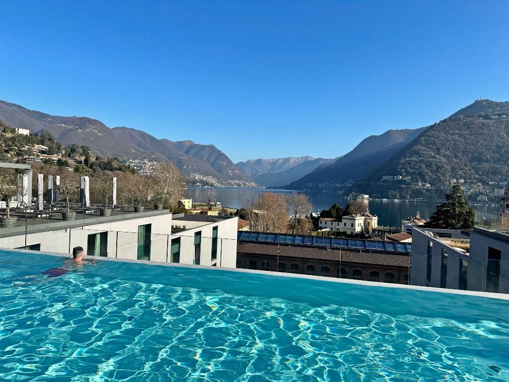 Hilton Lake Como Hotel Review_ A Weekend of ultimate luxury and relaxation rooftop pool travel