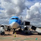 Experts have offered tips to beat jetlag A Tui plane at an airport