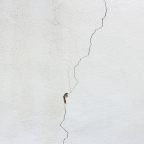 A crack in a wall