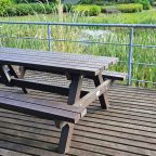 picnic bench table with a view