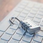 Easy-to-guess passwords are making life easy for hackers A padlock on a computer keyboard