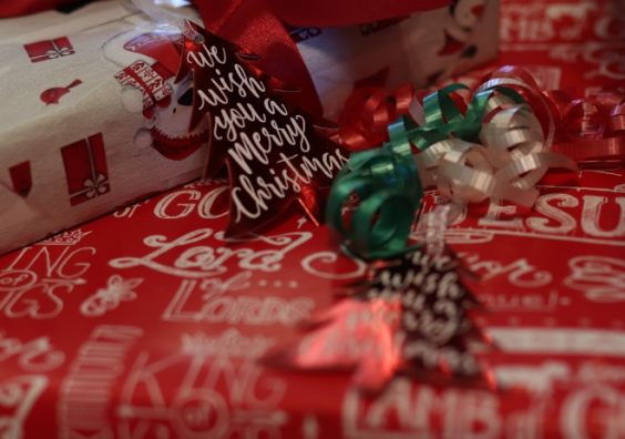 Christmas presents under tree, security Christmas presents under tree, security