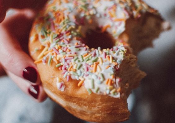 Snacking doughnut Snacking doughnut