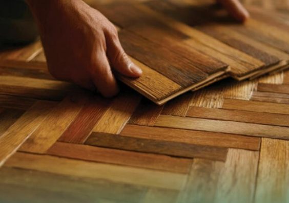 herringbone floor in the UK