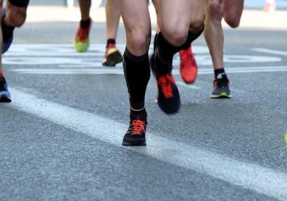 Marathon Runners Feet