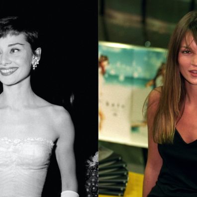 Kate Moss Audrey Hepburn celebrity and fashion