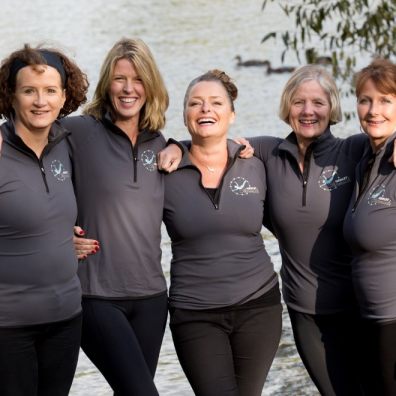 Five middle aged ladies will relay format swim across the Bristol Channel for charity