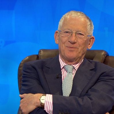 Nick Hewer presenting countdown