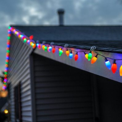 Take your neighbours into consideration when putting up your lights