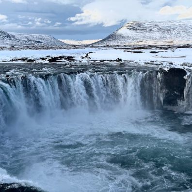 Majestic Godafoss Waterfall in Iceland