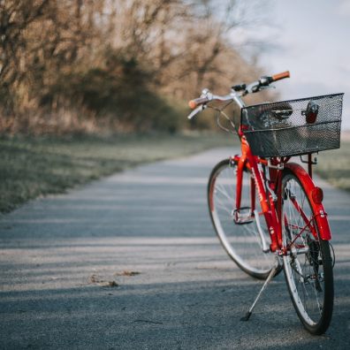 red bike